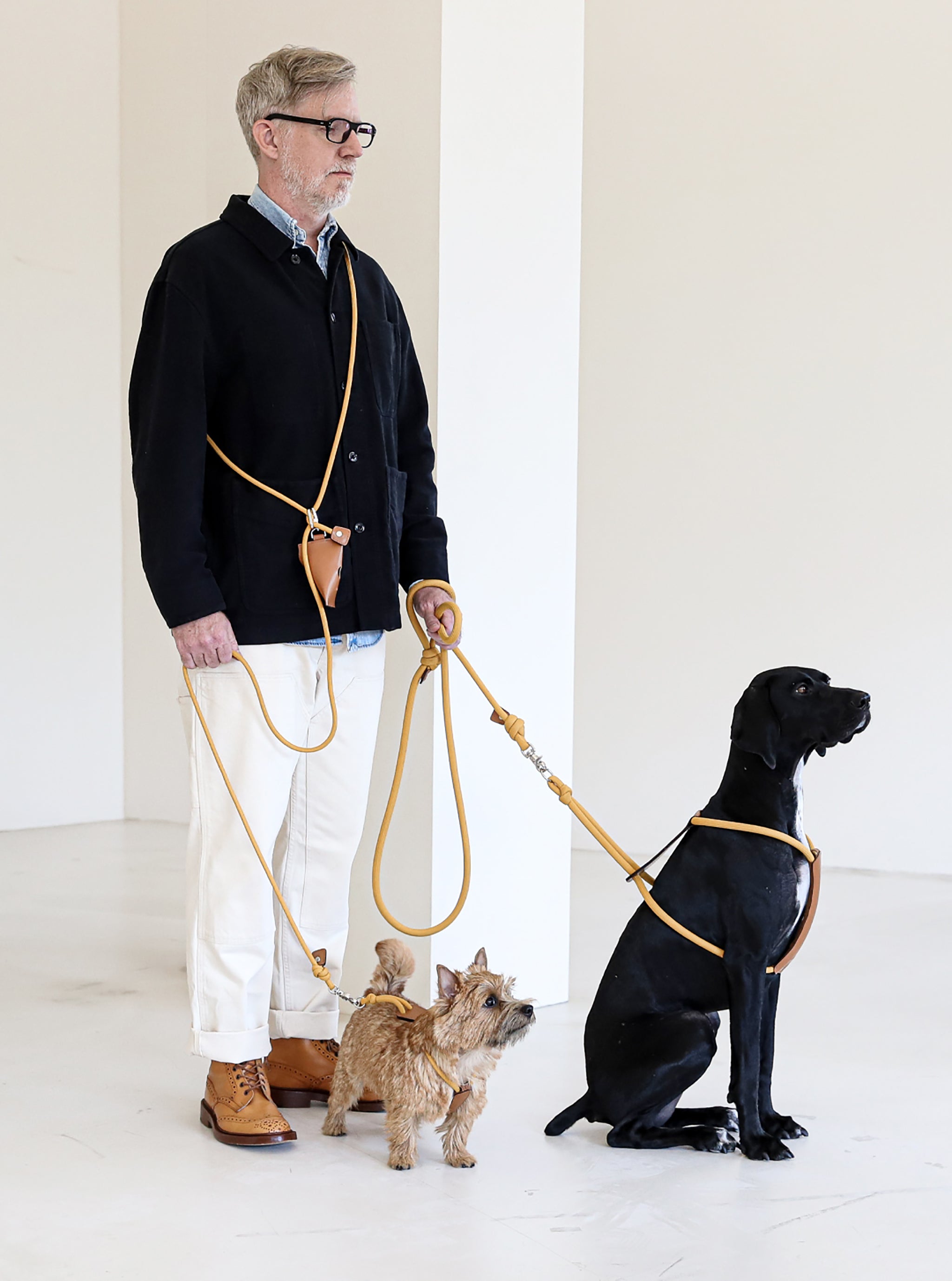 ◆HOZI◆Essential Leash◆2SIZE◆4COLOR◆正規品 Essential Leash - Black – hozi